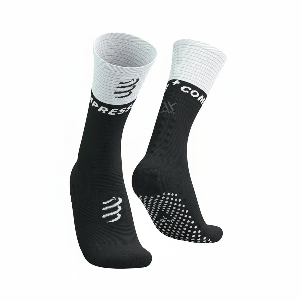 Compressport Mid Compression Socks V2.0 Black/White T1 (EU 35-38) 