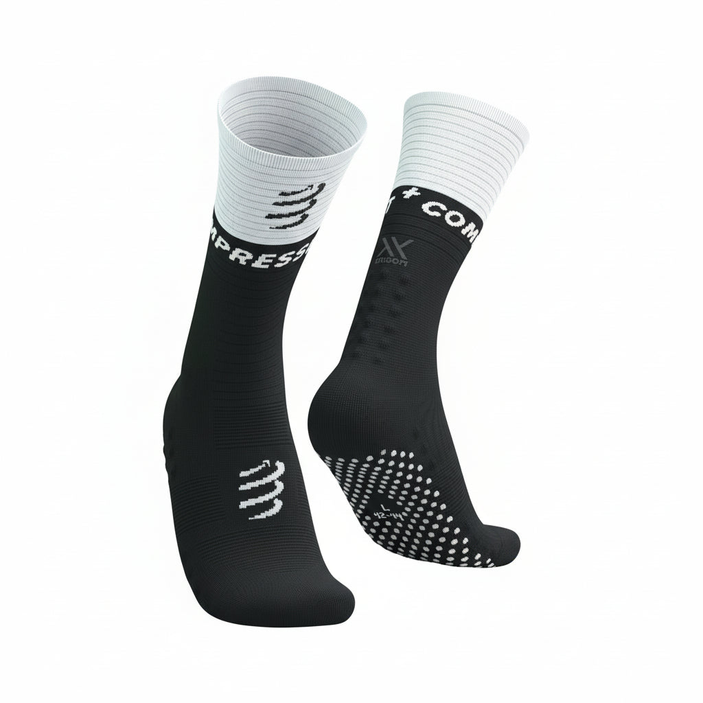 Compressport Mid Compression Socks V2.0 - Black/White