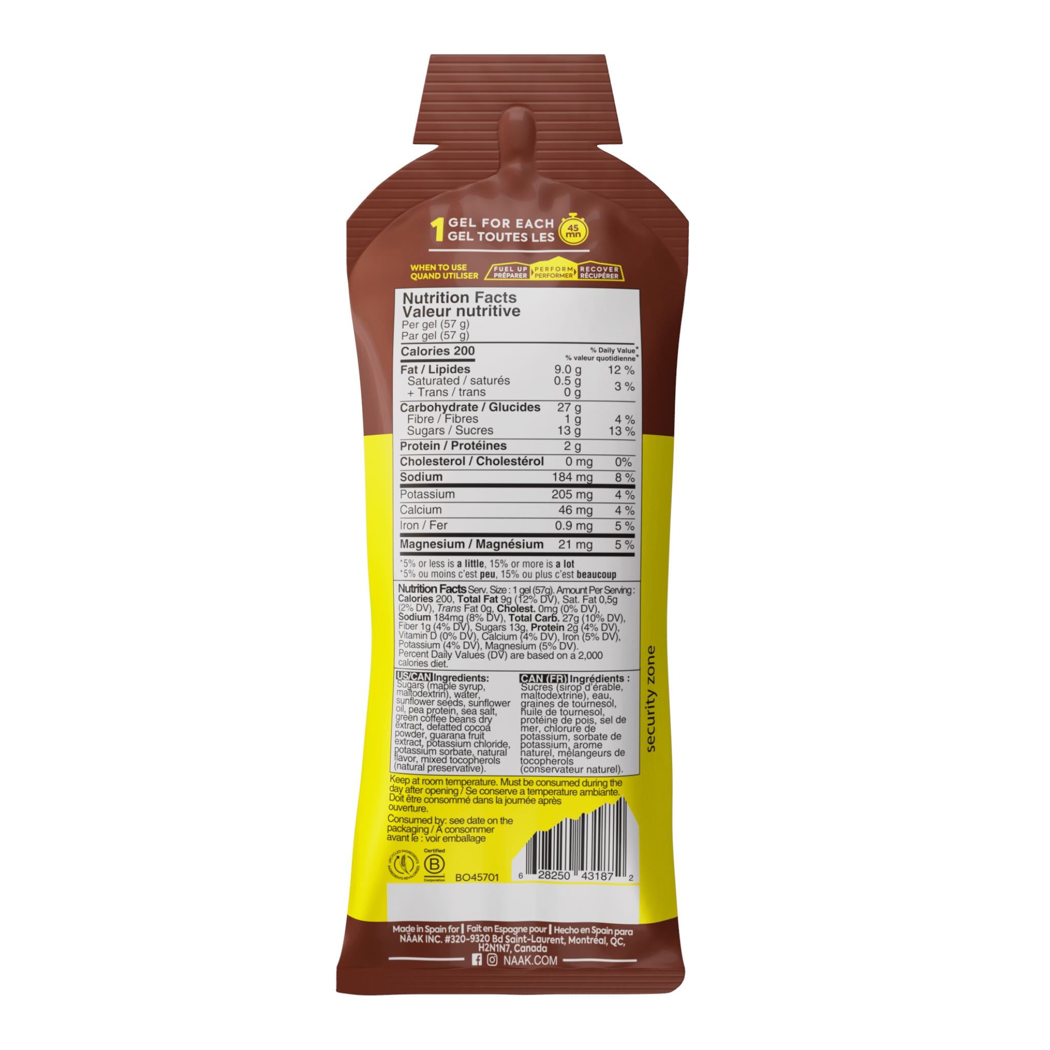 naak Ultra Energy Gel 
