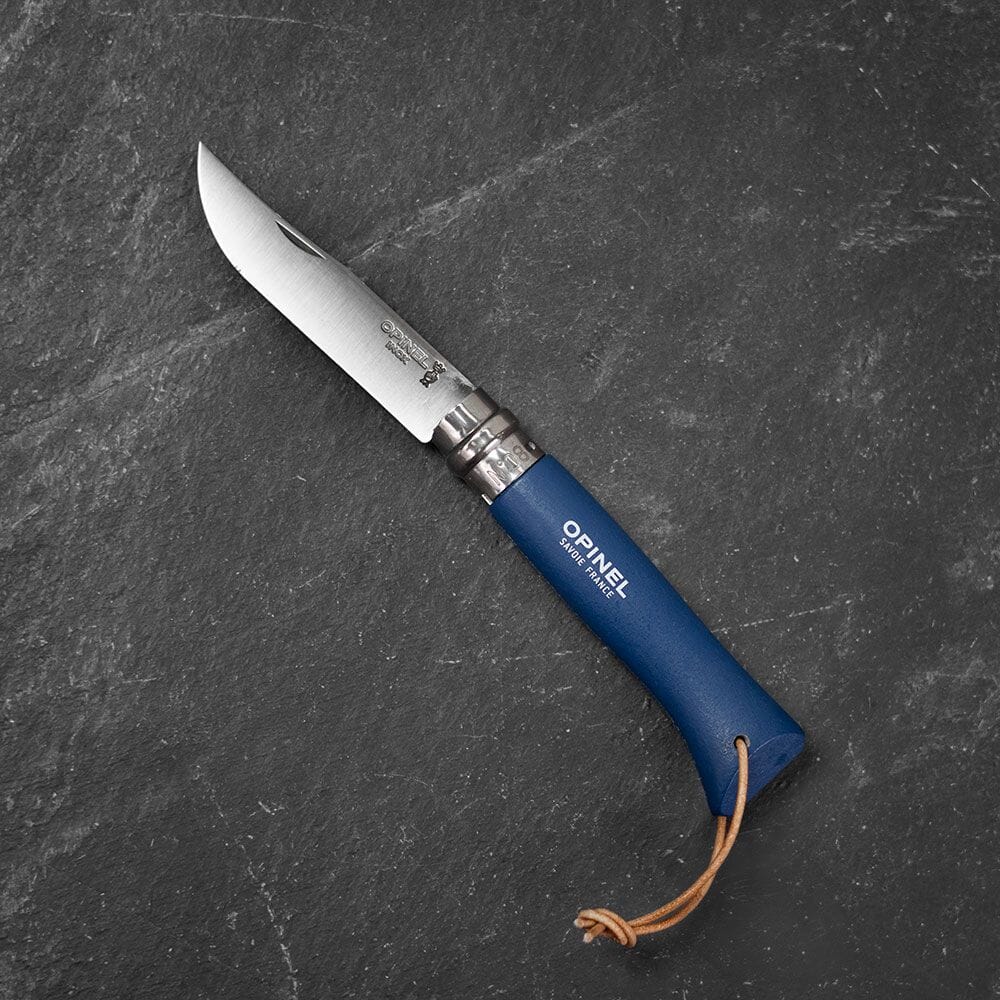 Opinel Pocket Knife N°08 Bushwhacker Knife Dark Blue 