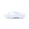 OOFOS Women's OOmega OOlala Thong Sandal - White 