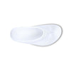 OOFOS Women's OOmega OOlala Thong Sandal - White 