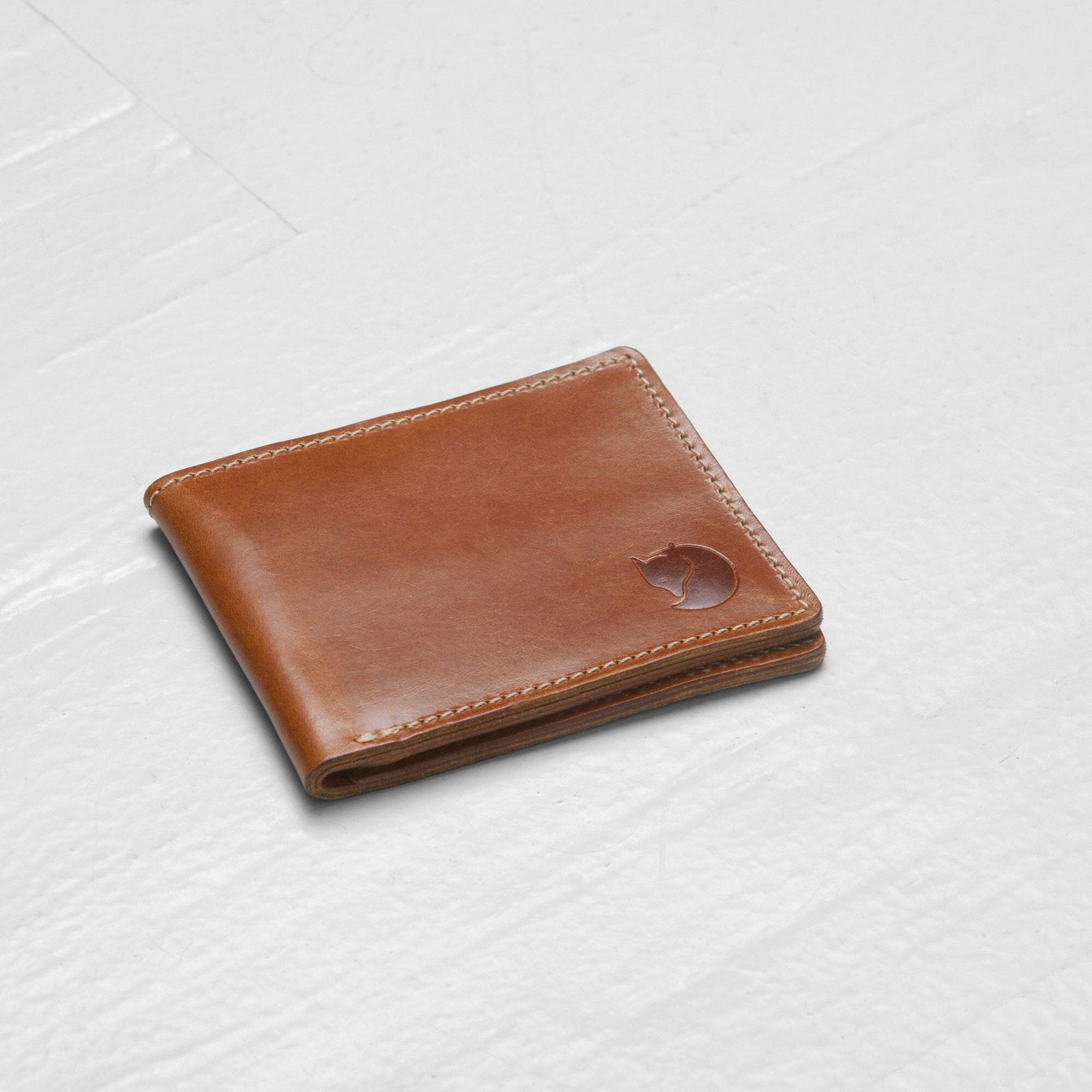 Fjallraven Övik Wallet Leather Cognac 