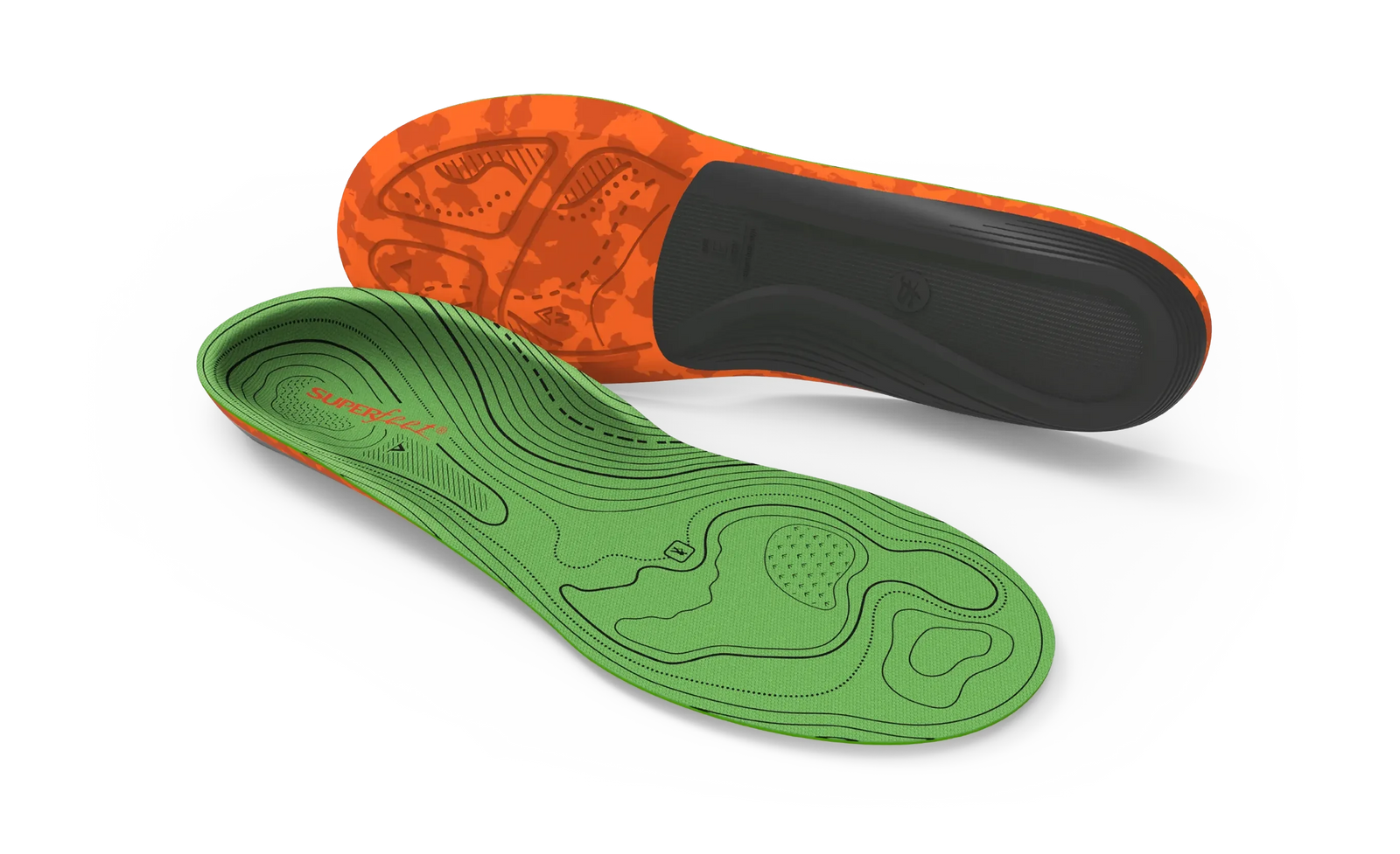 Superfeet Hike Support Insoles M5.5-7 W6.5-8 
