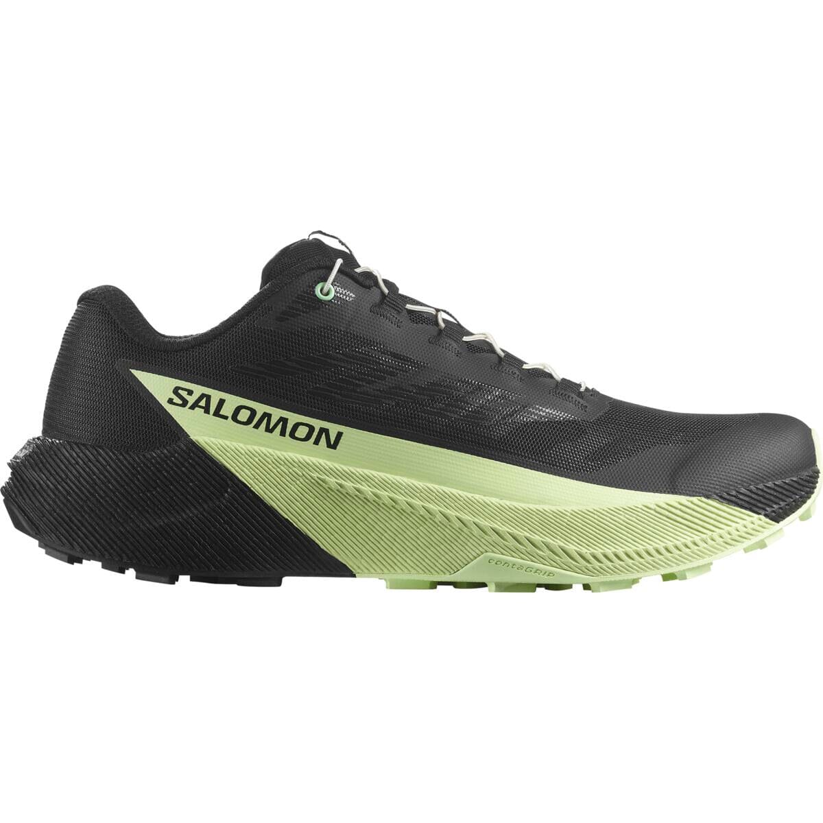 Salomon Pulsar Men's Trail Running Shoes Black/Black/Patina Green UK 8.5 