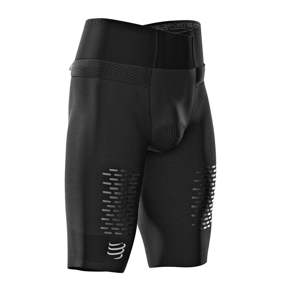 Compressport Men's Trail Running Under Control Short Black T2 