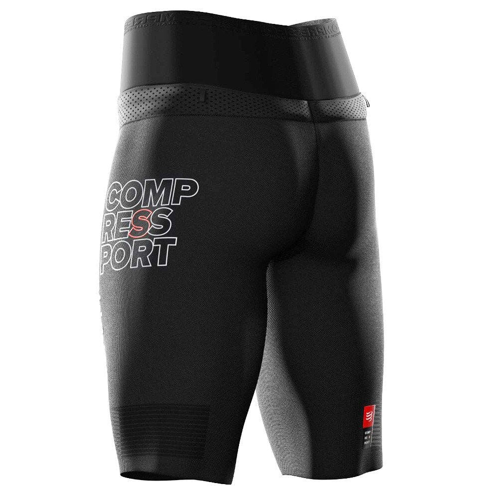 Compressport Men's Trail Running Under Control Short Black T2 
