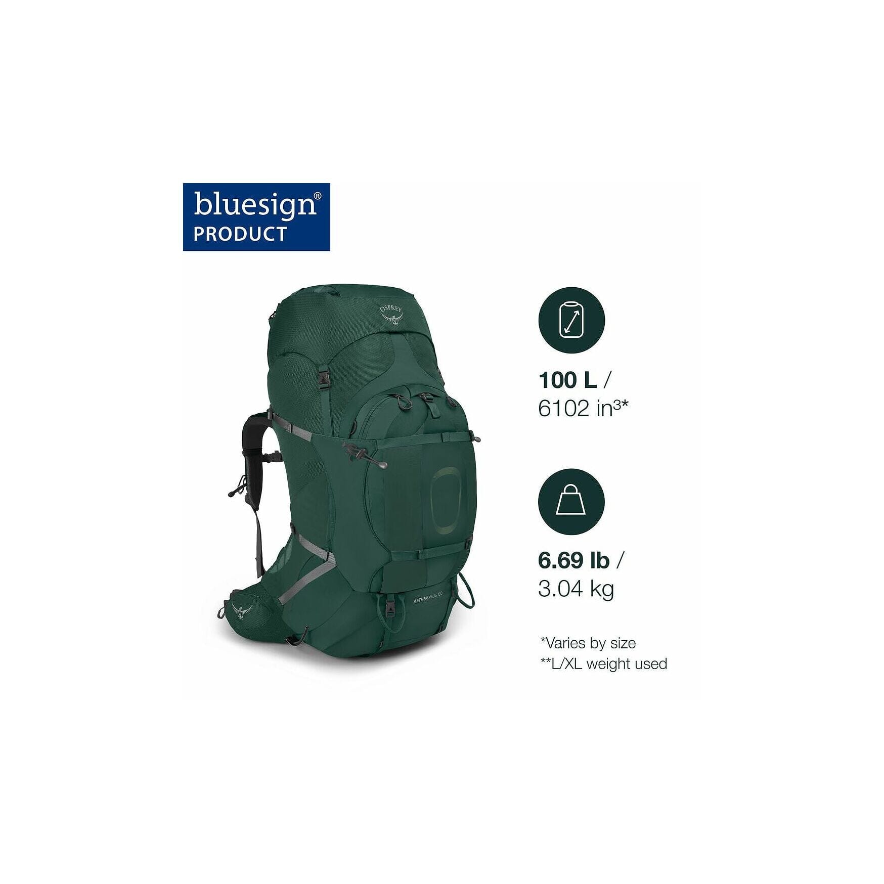 Osprey Aether Plus 100 Men's Backpack 