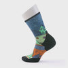 Smartwool Women's Trail Run Targeted Cushion Mountain Print Crew Socks