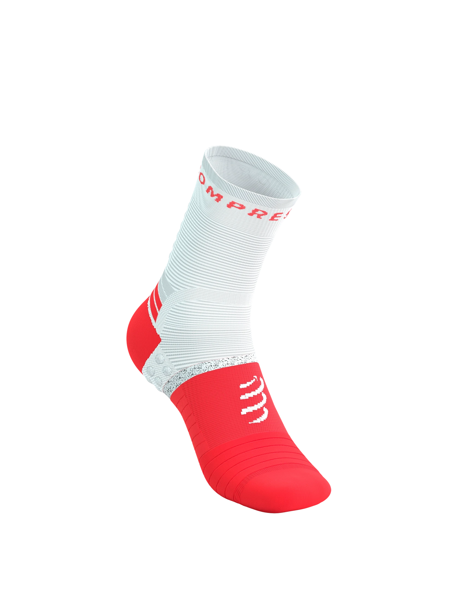 Compressport Pro Marathon Socks V2.0 Fluo Red/White T1 (EU 35-38) 