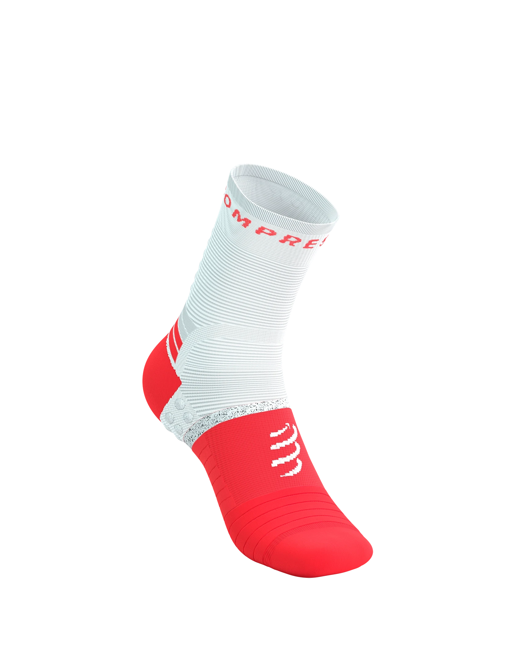 Compressport Pro Marathon Socks V2.0 Fluo Red/White T1 (EU 35-38) 