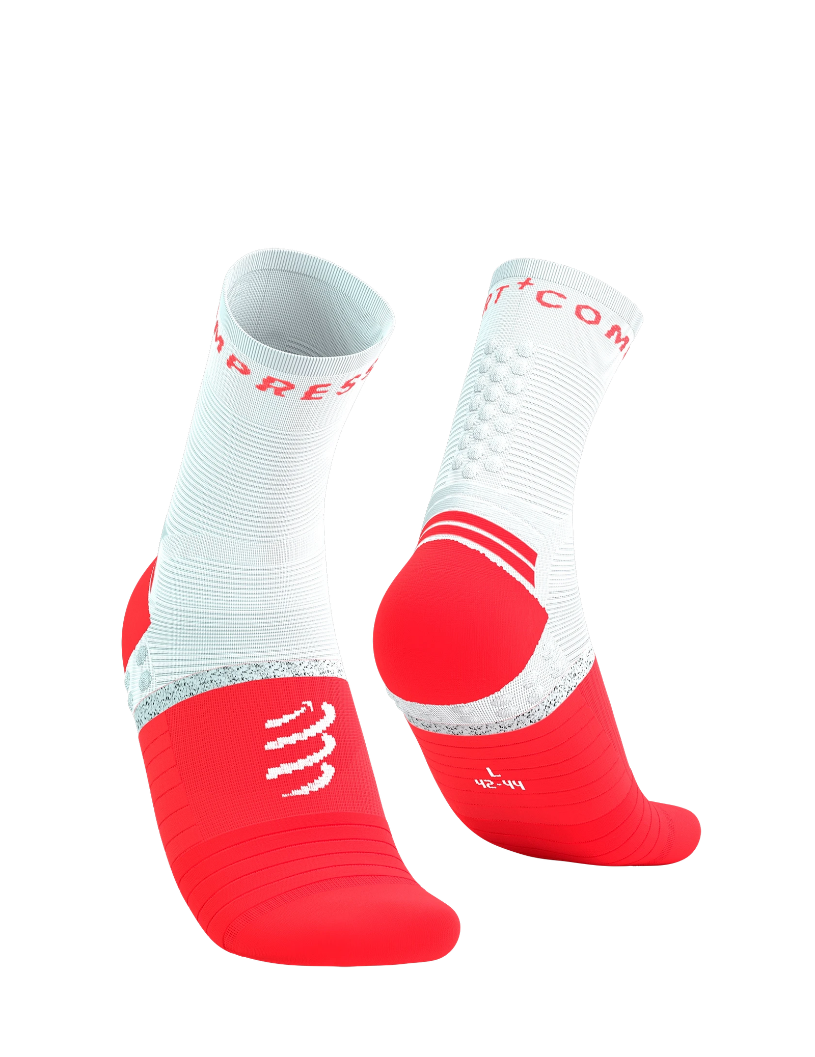Compressport Pro Marathon Socks V2.0 Fluo Red/White T1 (EU 35-38) 