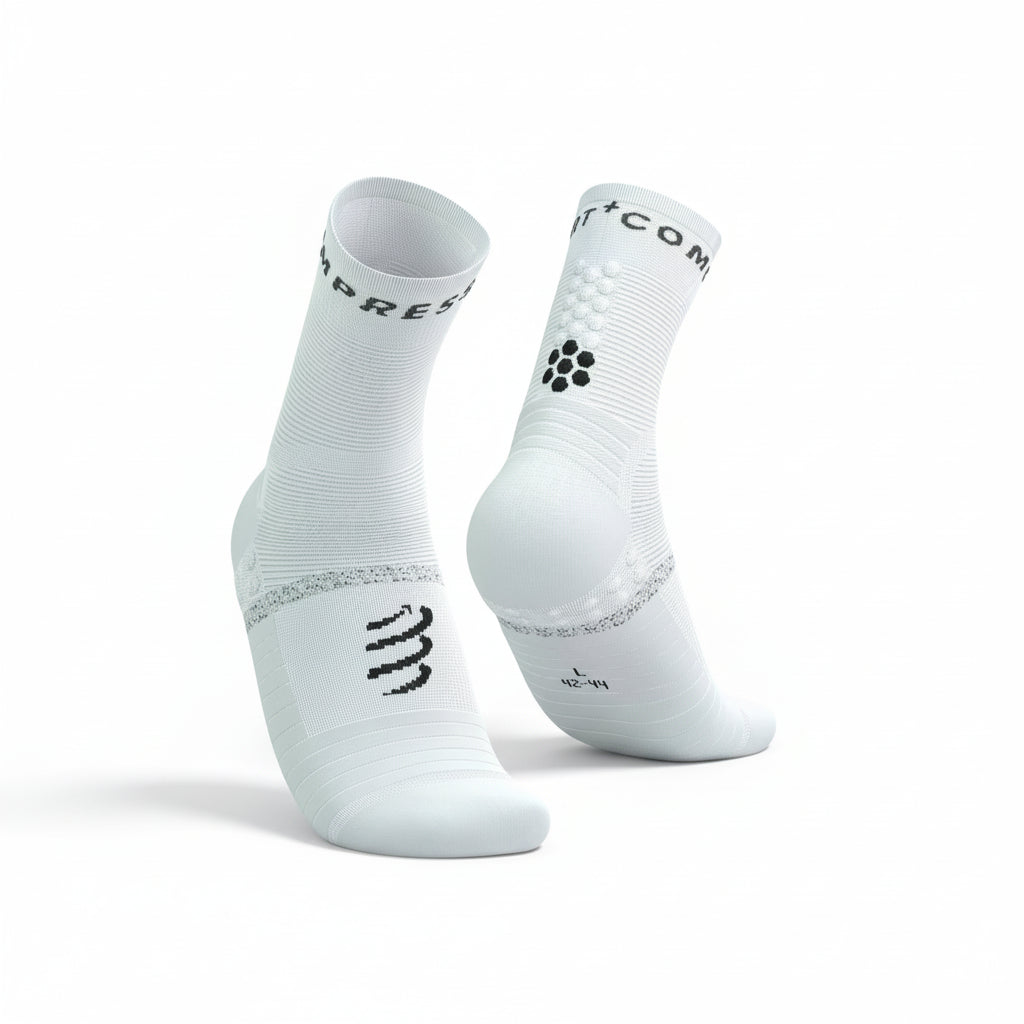 Compressport Pro Marathon Socks V2.0 - White/Black