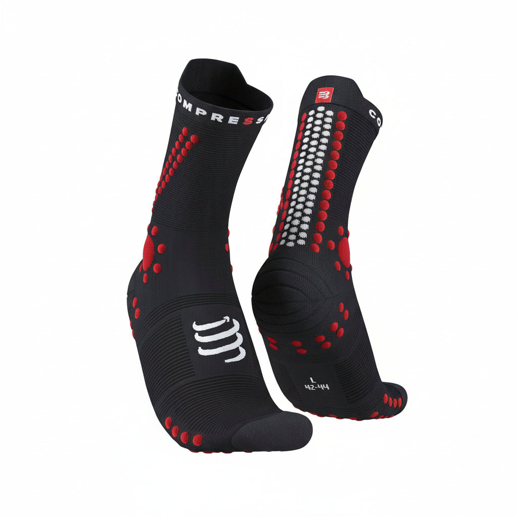 Compressport Pro Racing Socks V4.0 Trail Black/Red T1 