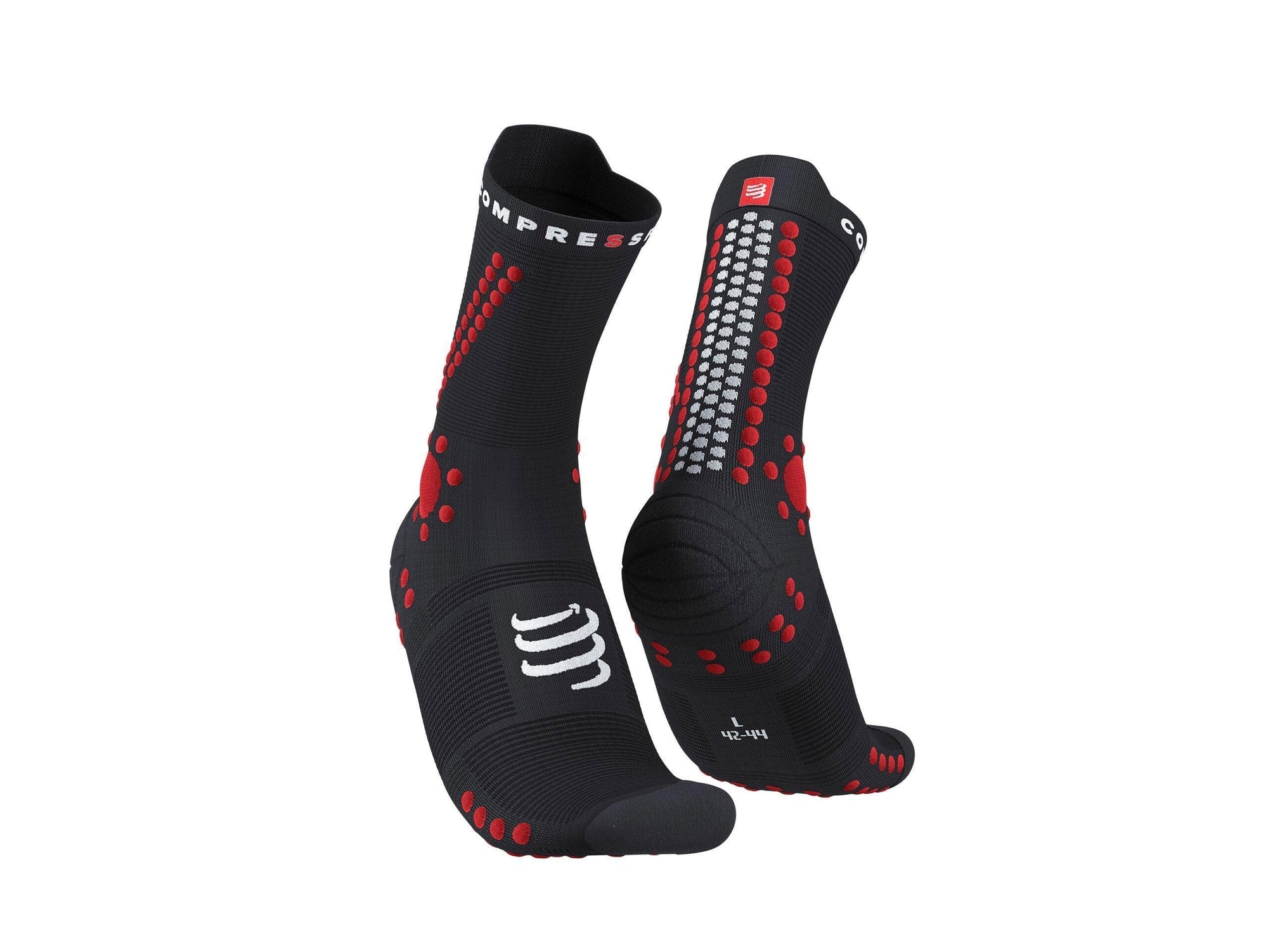 Compressport Pro Racing Socks V4.0 Trail Black/Red T1 