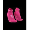 Compressport Pro Racing Socks V4.0 Ultralight Run Low Fluo Pink/Primrose T1 (EU 35-38) 