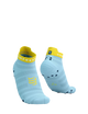 Compressport Pro Racing Socks V4.0 Ultralight Run Low Cashmere Blue/Maize T1 (EU 35-38) 