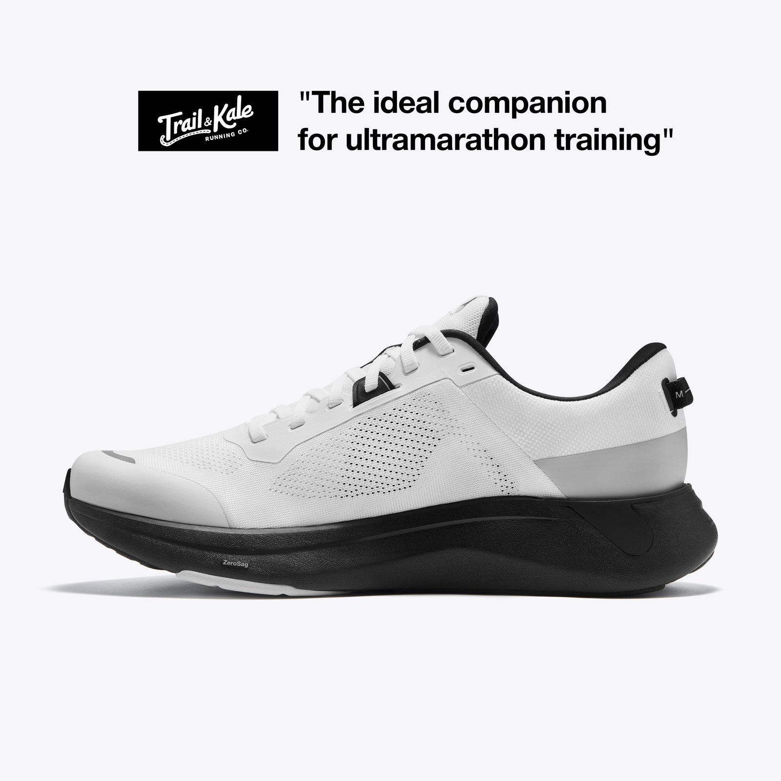 Mount to Coast S1 Road Running Shoes Men's White/Black US 10.5 