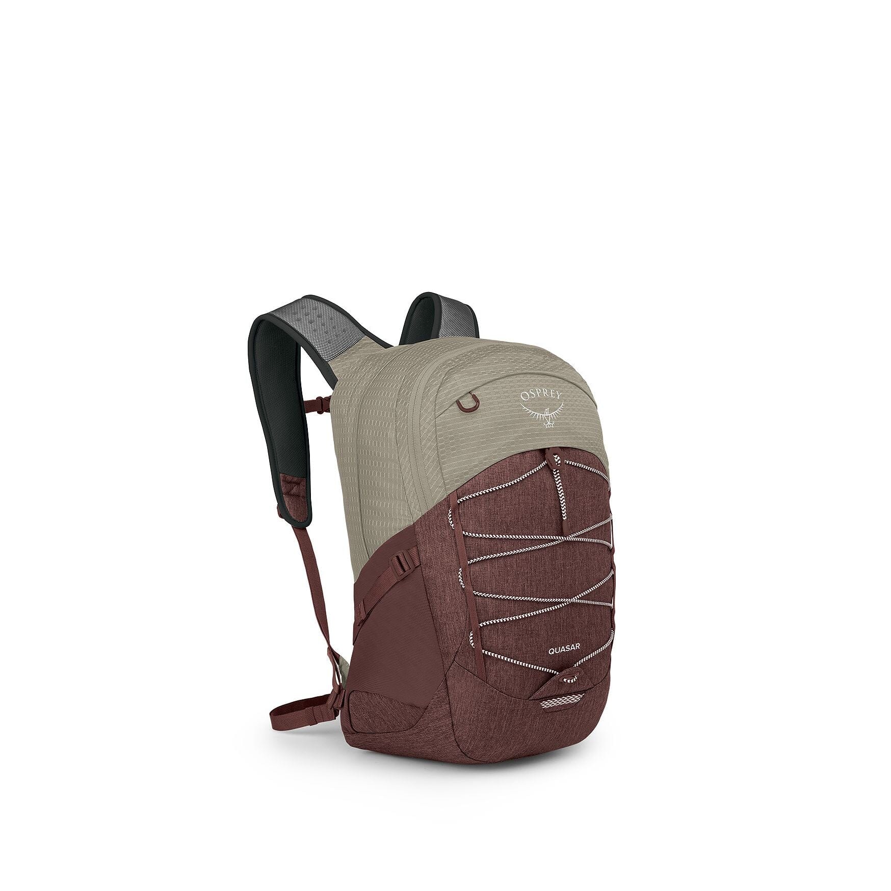 Osprey Quasar 26 Backpack Sawdust Tan Raisin Red 