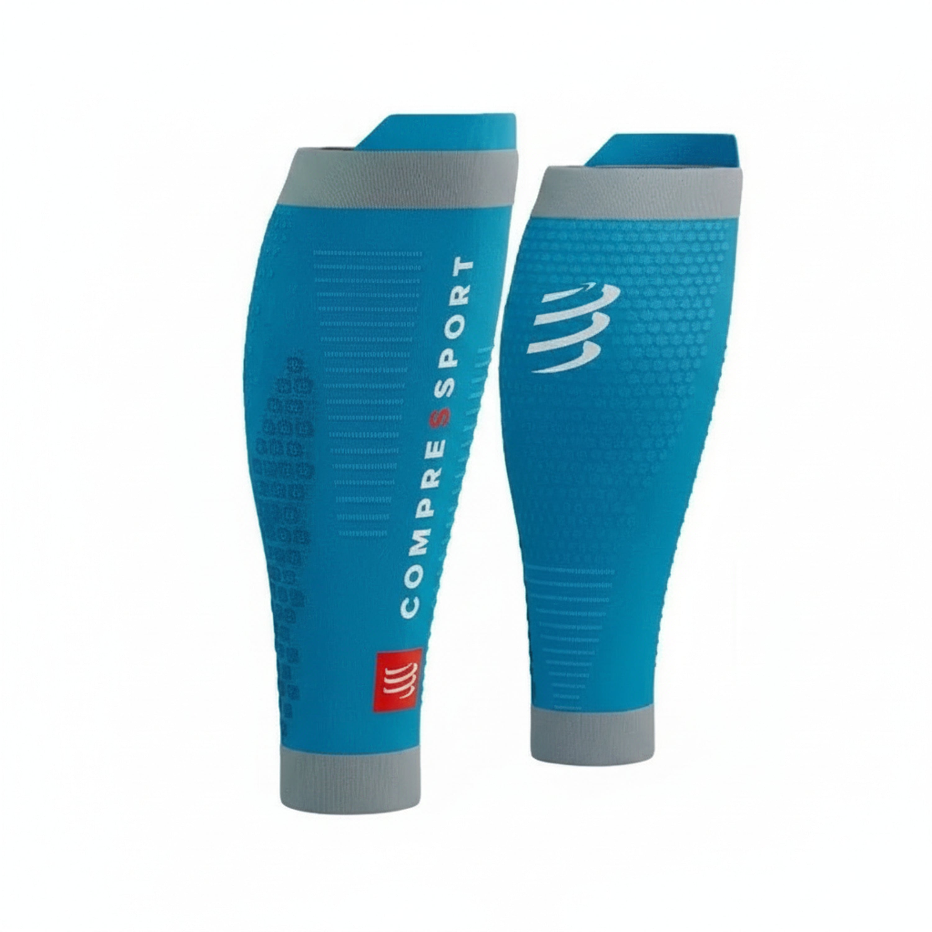 Compressport R2 3.0 Calf Sleeves Hawaiian Ocean/Alloy T1 