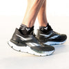 Versus Black Titanium Running Ankle Socks 