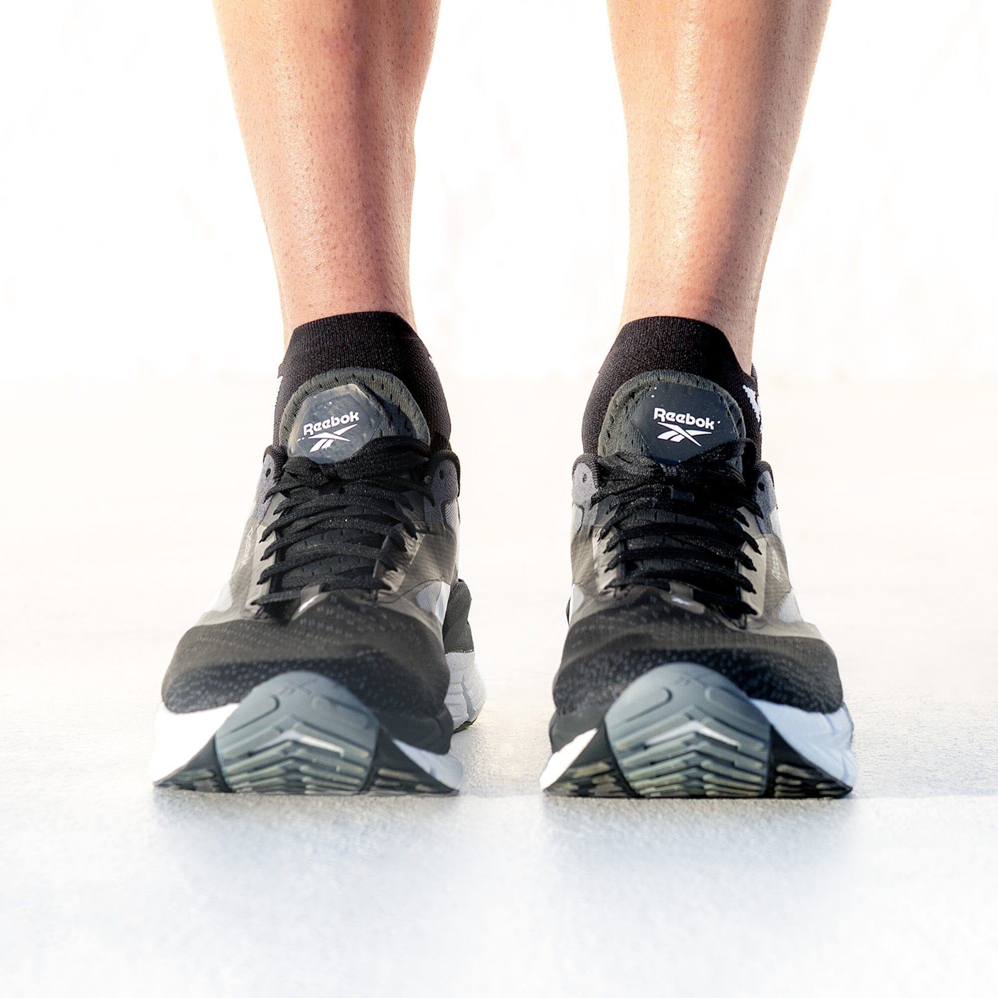 Versus Black Titanium Running Ankle Socks 