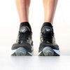 Versus Black Titanium Running Ankle Socks 