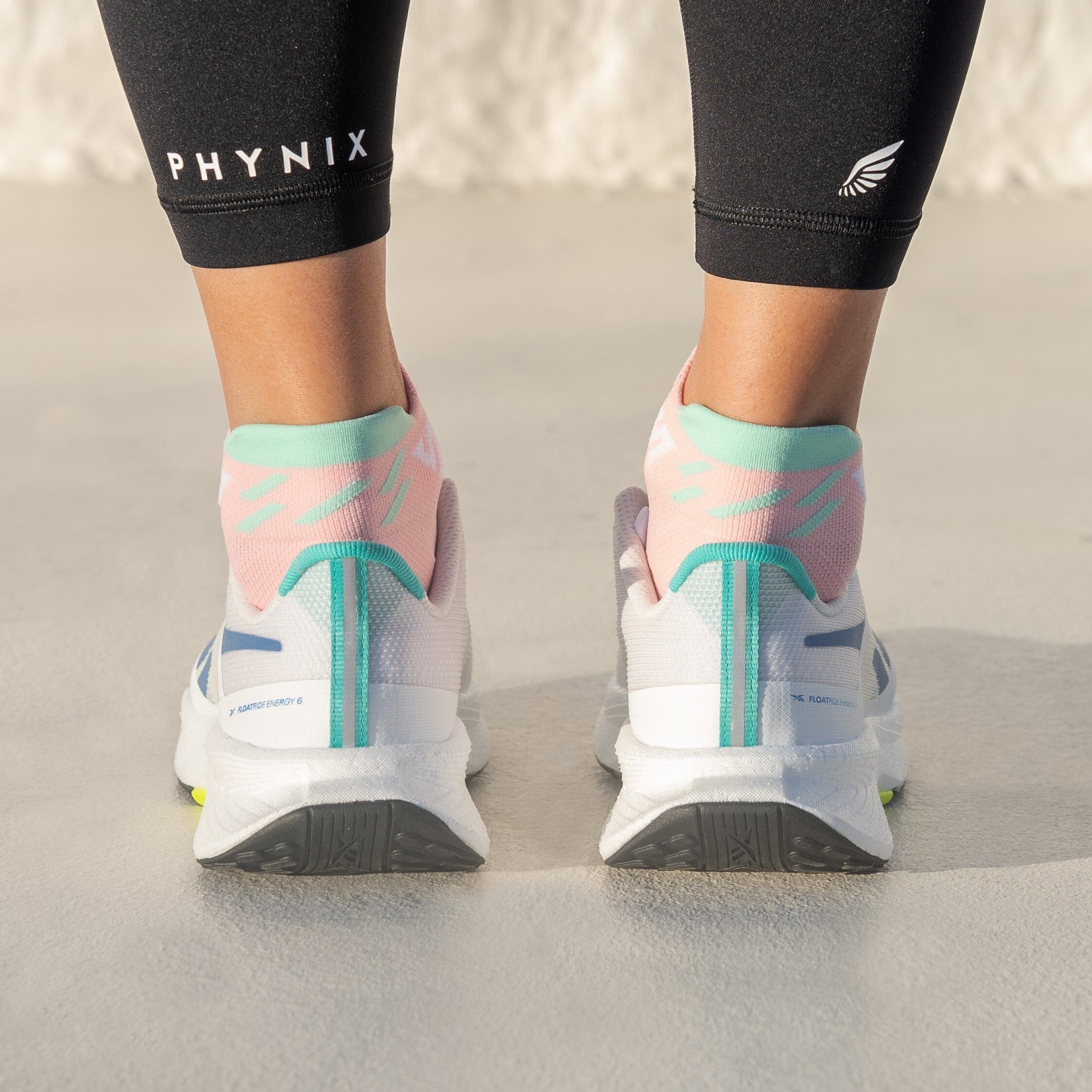 Versus Pink Blossom Running Ankle Socks 