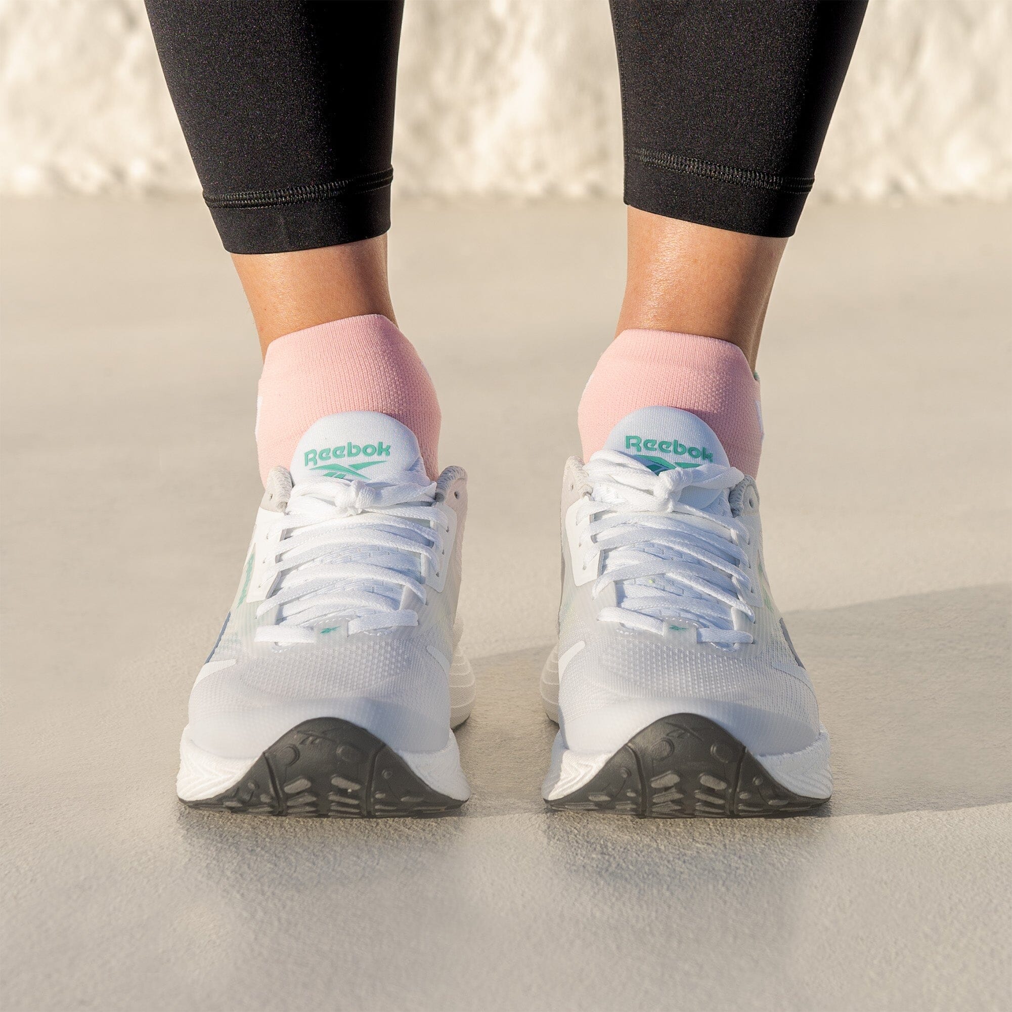 Versus Pink Blossom Running Ankle Socks 