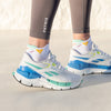 Versus Retro Rainbow Running Ankle Socks 