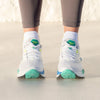 Versus Retro Rainbow Running Ankle Socks 