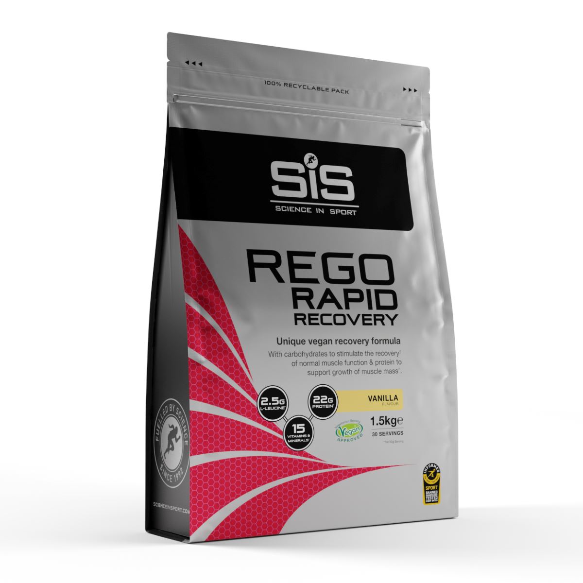 SiS REGO Rapid Recovery Powders Vanilla 1.5kg 
