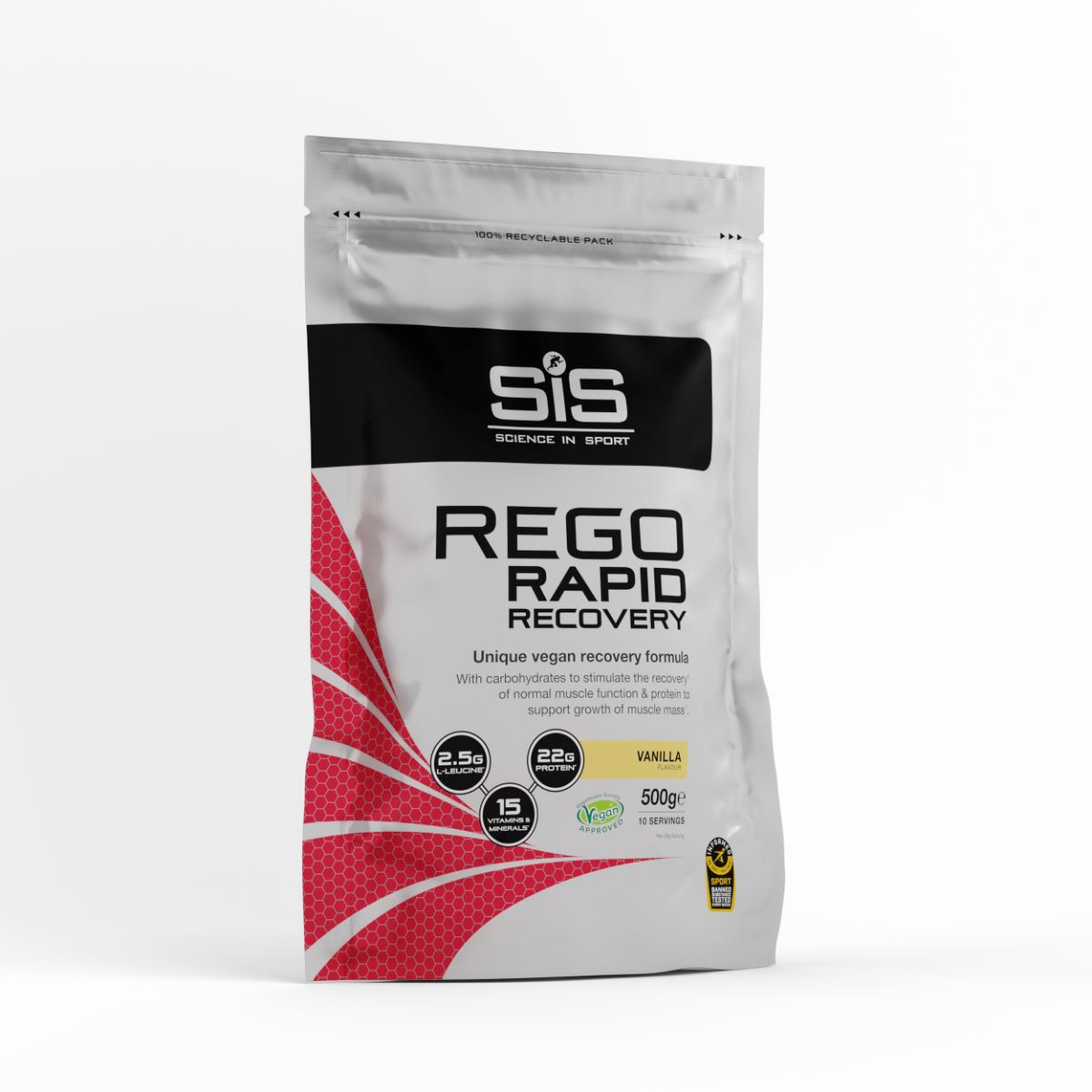 SiS REGO Rapid Recovery Powders Vanilla 500g 