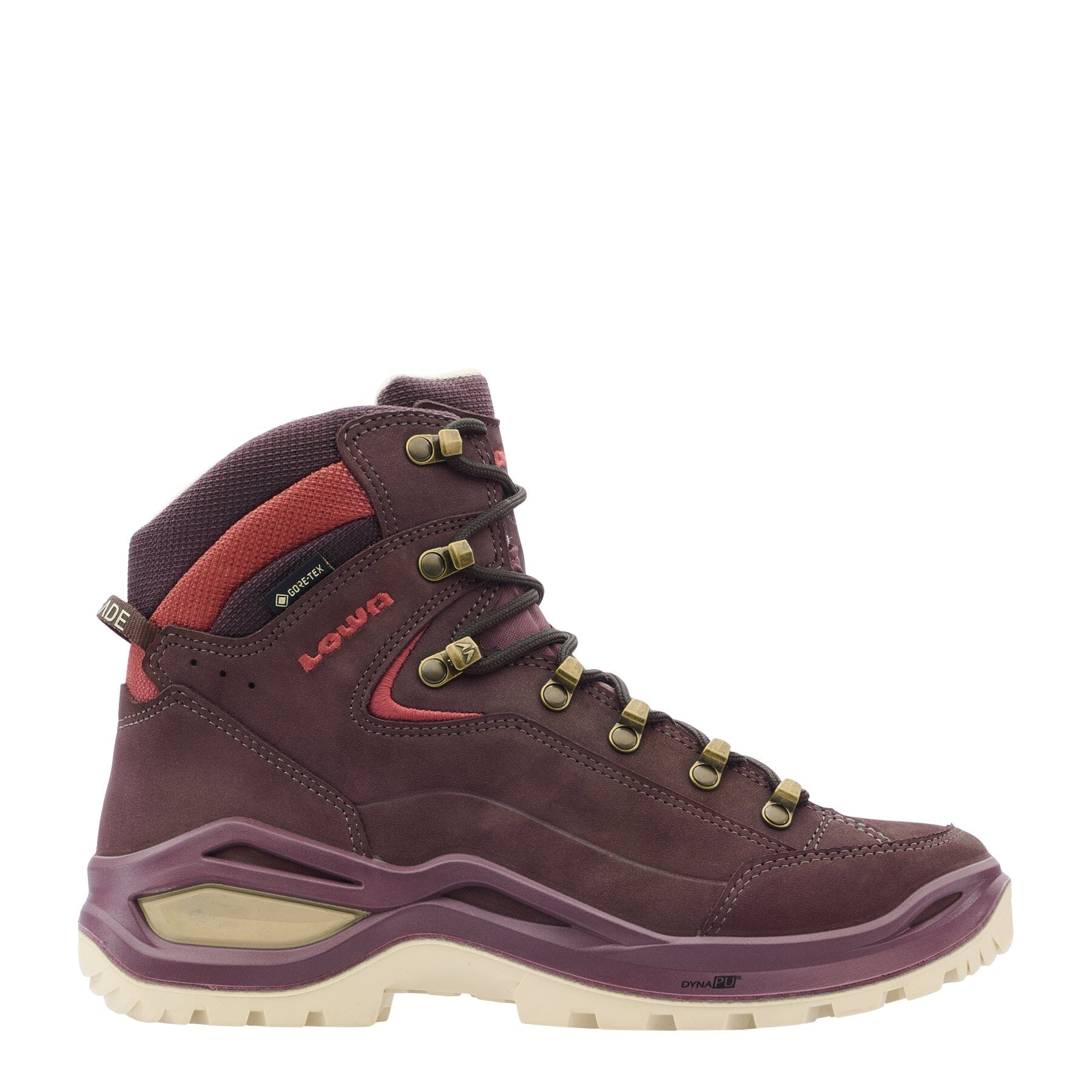 Lowa Women's Renegade EVO GTX Mid Hiking Shoes Brown Rose/Clay UK 4 