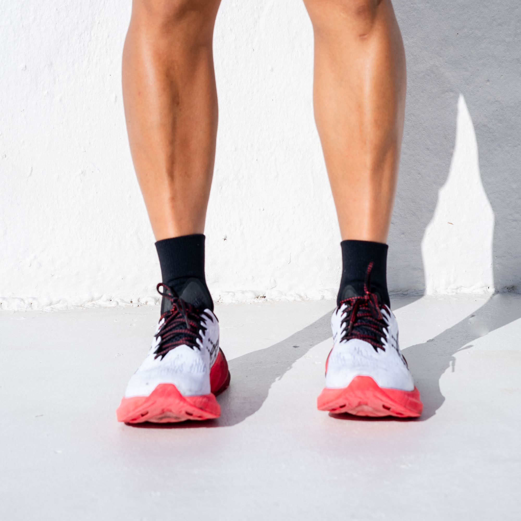 Versus Black Running Quarter Socks 