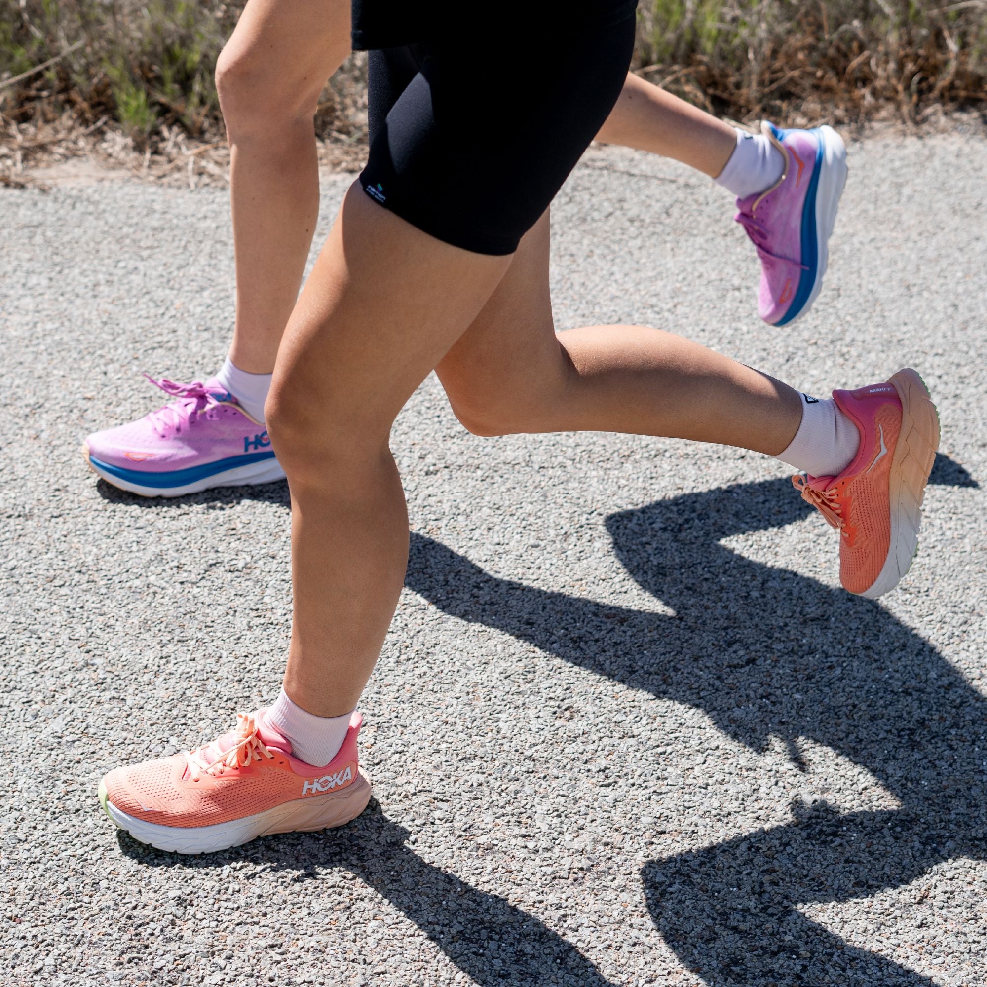 Versus Dirty Pink Running Quarter Socks 
