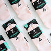 Versus Dirty Pink Running Quarter Socks 