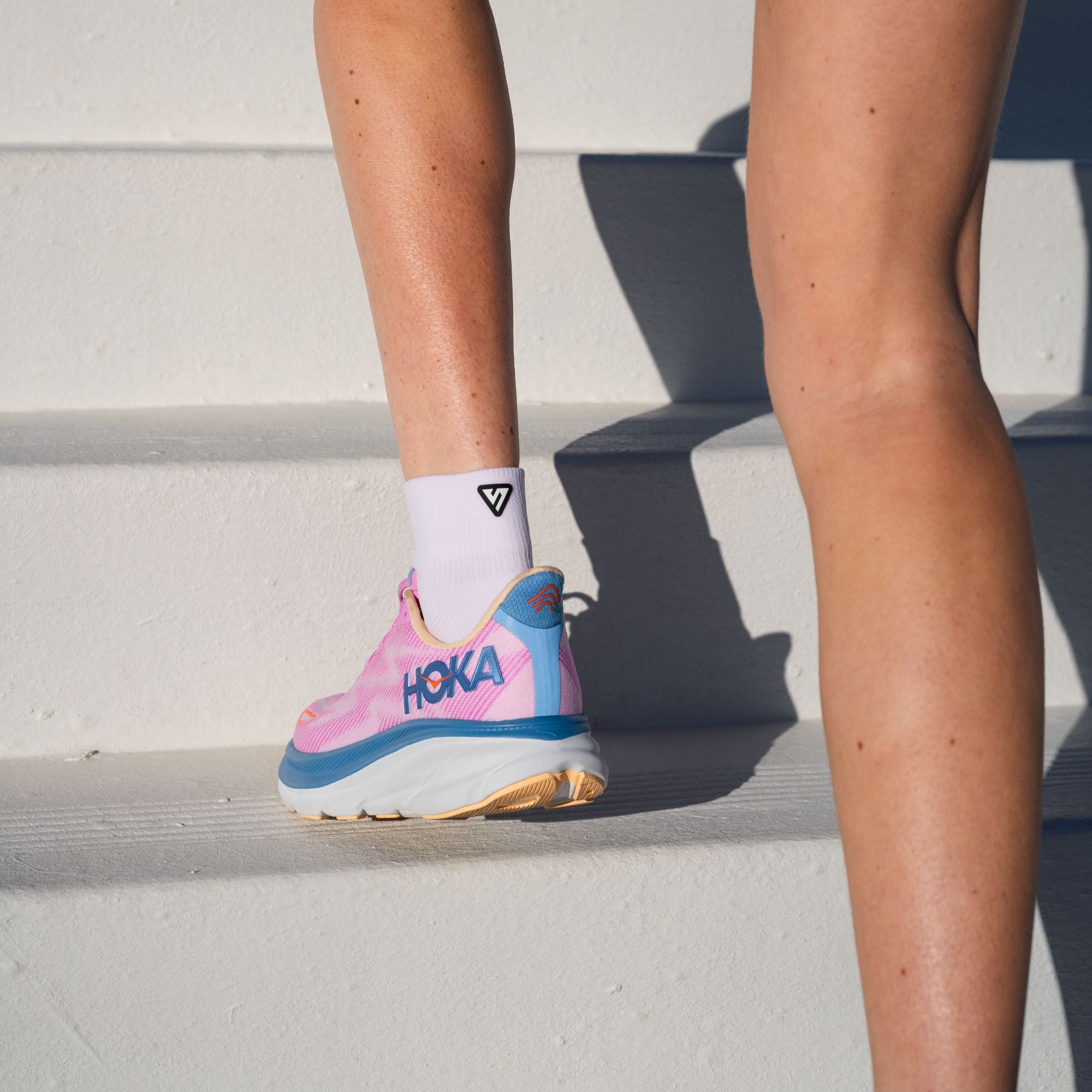 Versus Lilac Running Quarter Socks 
