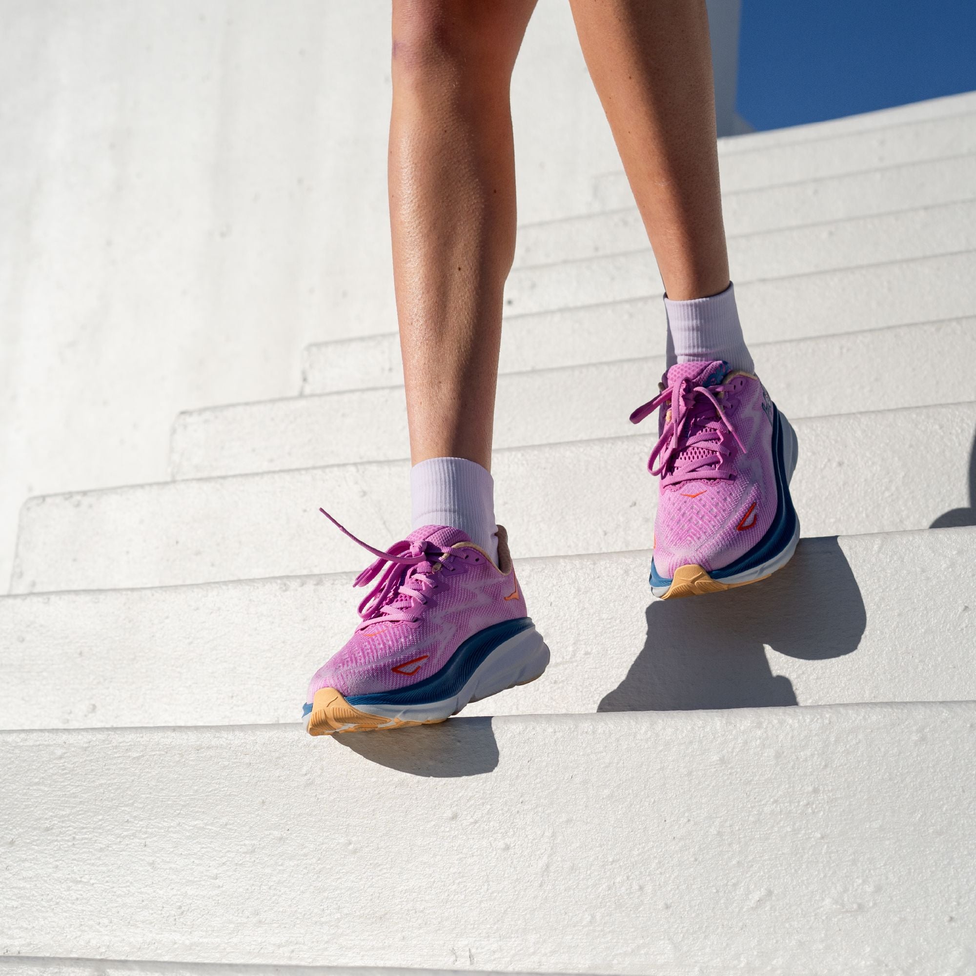 Versus Lilac Running Quarter Socks 