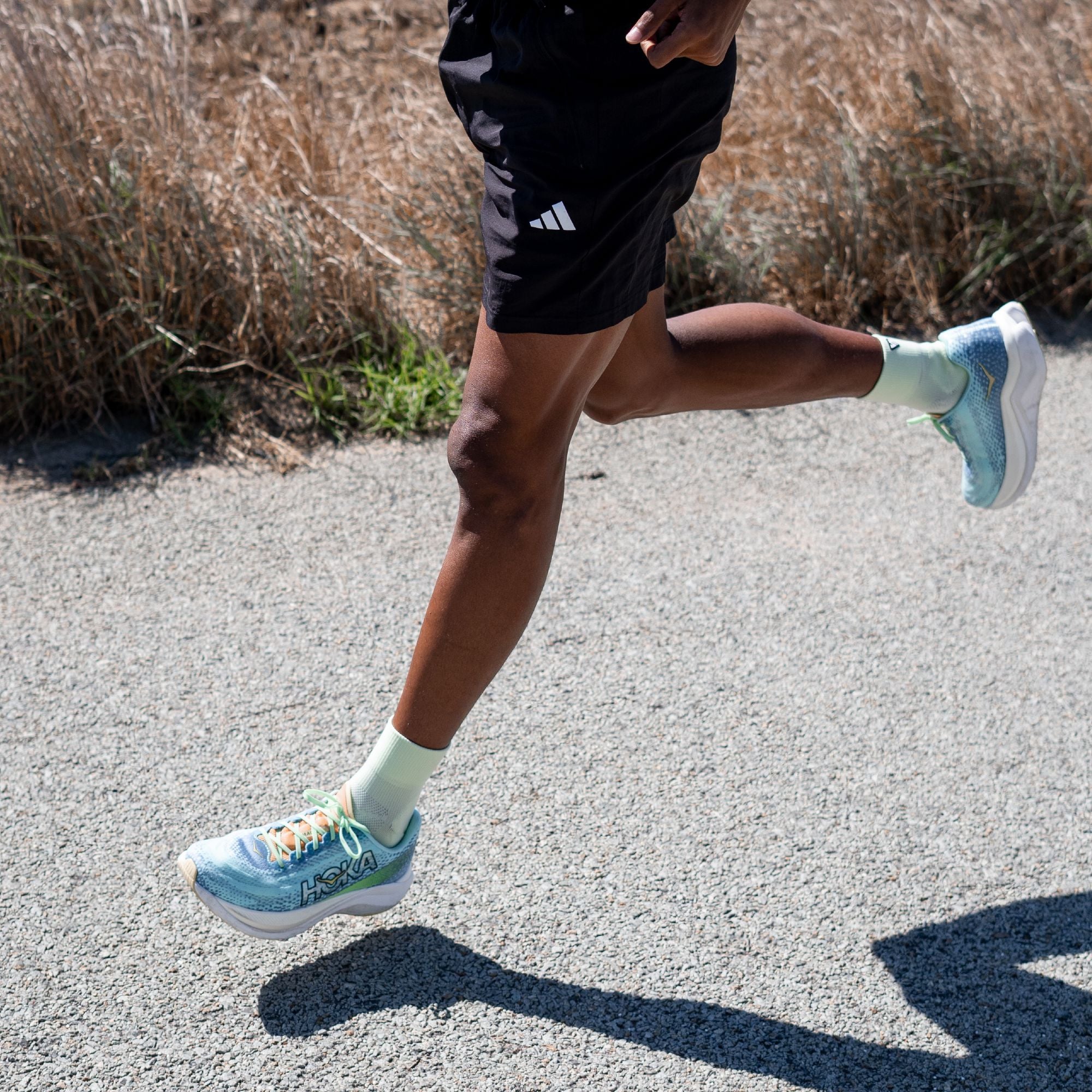 Versus Lime Running Quarter Socks 