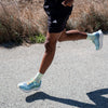 Versus Lime Running Quarter Socks 