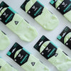 Versus Lime Running Quarter Socks 