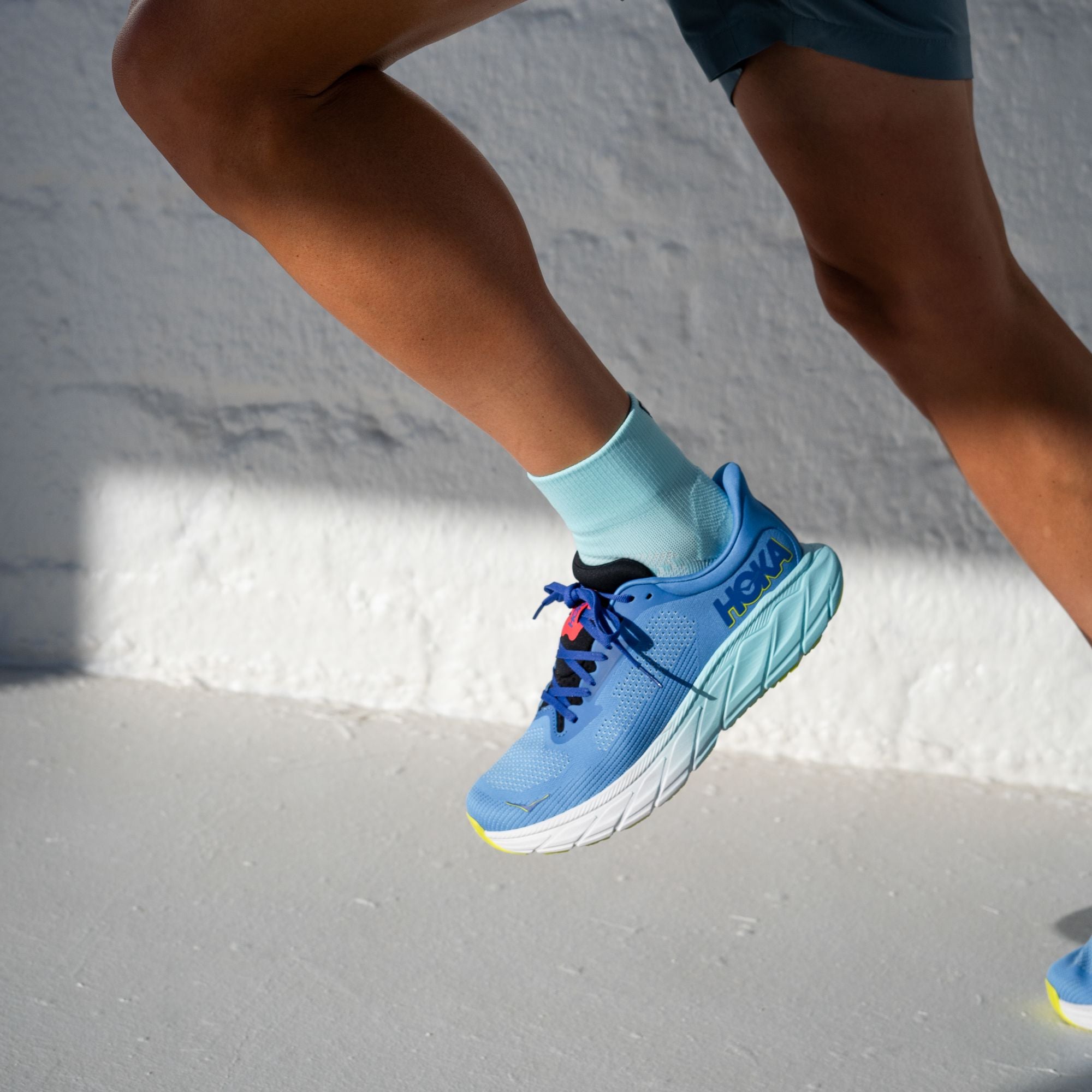 Versus Mint Running Quarter Socks 