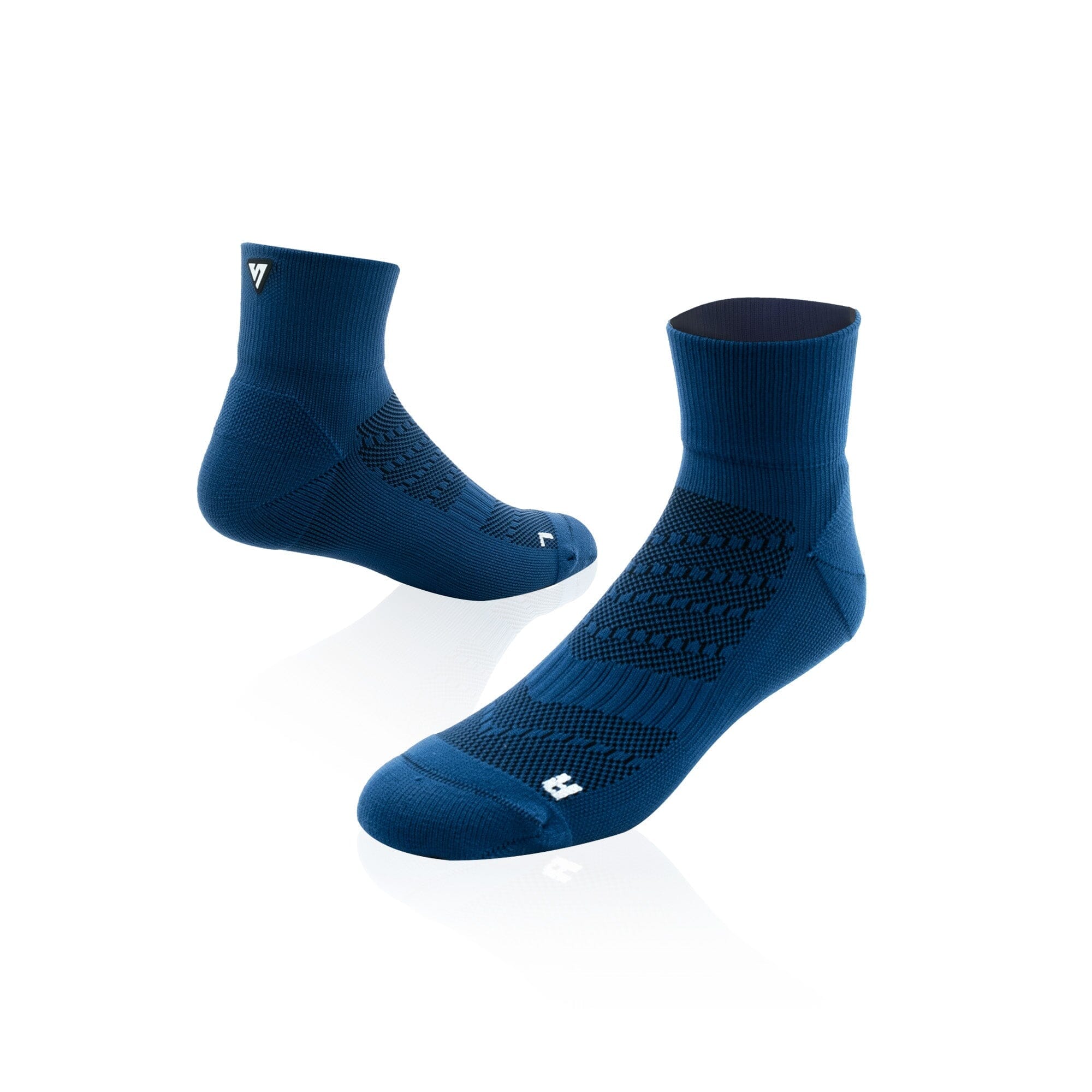 Versus Space Blue Running Quarter Socks Space Blue 4-7 