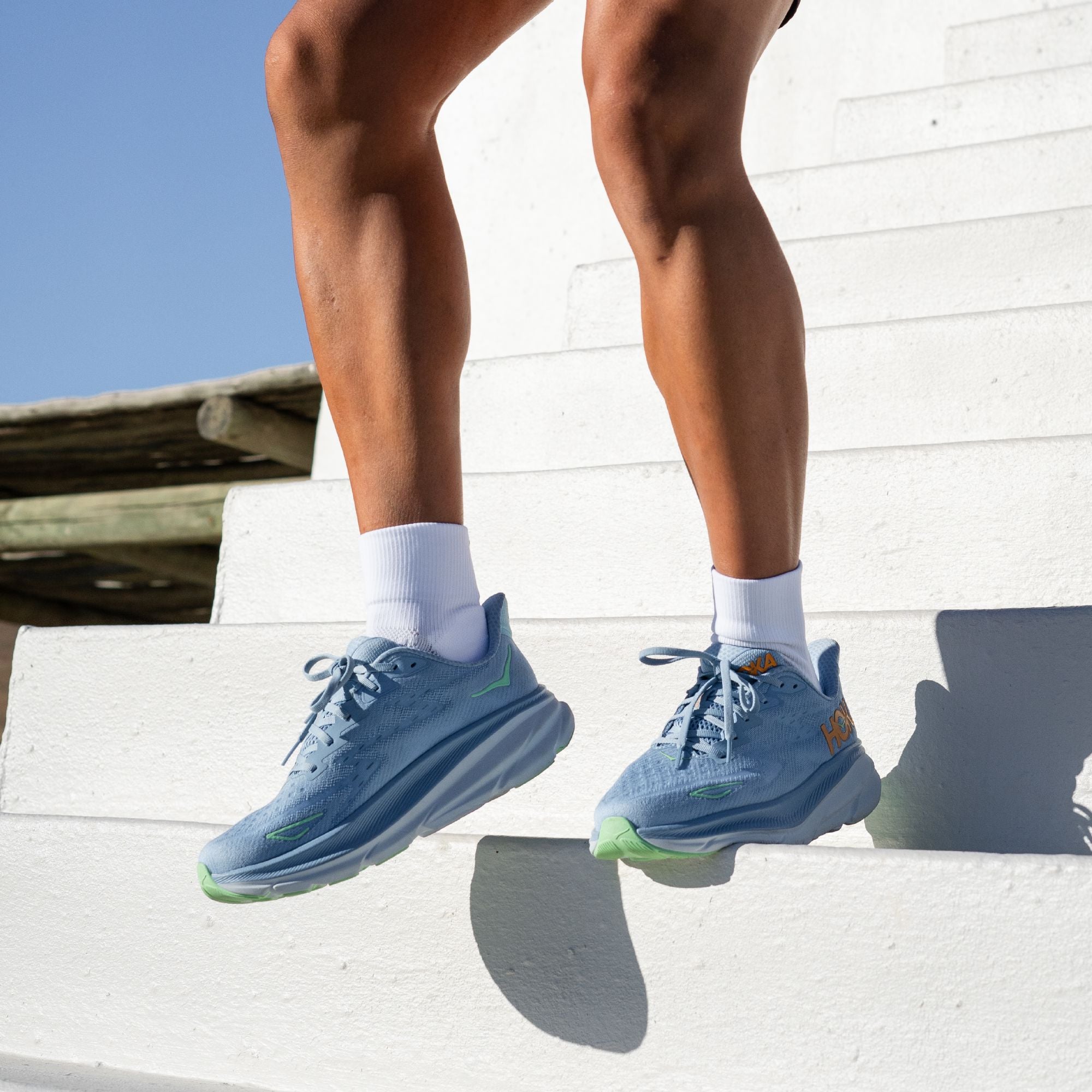 Versus White Running Quarter Socks 