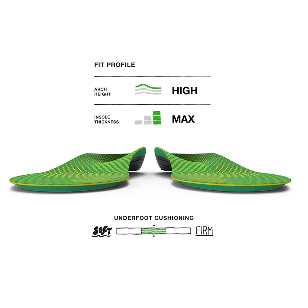 Superfeet Run Support High Arch Insoles 