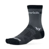 Swiftwick Aspire Mid-Crew Socks Charcoal Gray L 