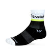 Swiftwick Aspire Mid-Crew Socks Euro Stripe Black Hi-Viz S 