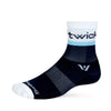 Swiftwick Aspire Mid-Crew Socks Euro Stripe Navy Blue S 