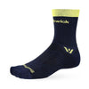 Swiftwick Aspire Mid-Crew Socks Navy Yellow M 